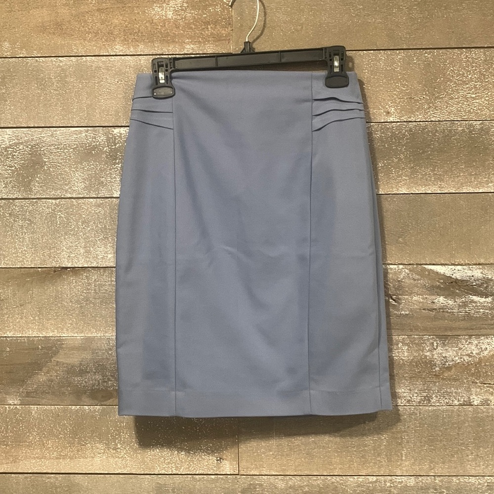 Express Light Blue Pencil Skirt